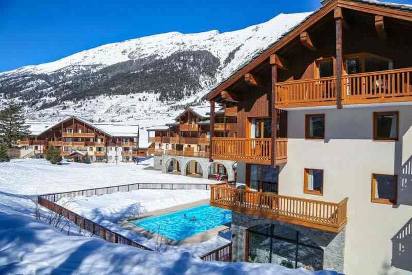 Residence Les Alpages 4 Etoiles - Appartement 4 Personnes - Piscine, Hammam, Sauna, Jacuzzi - Valcenis 73480 Lanslebourg-Mont-Cenis Eksteriør bilde